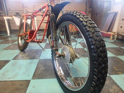 Mounted the original 21&quot; Front Tire