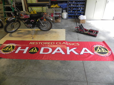 Hodaka Banner garage inside or out side