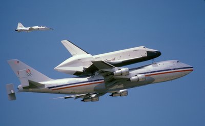 Space Shuttle Enterprise in transit