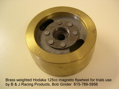 press fit brass flywheel wt