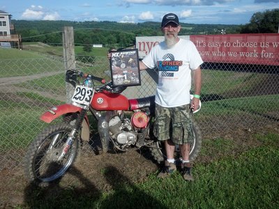 Brian Miller with his CC trophy