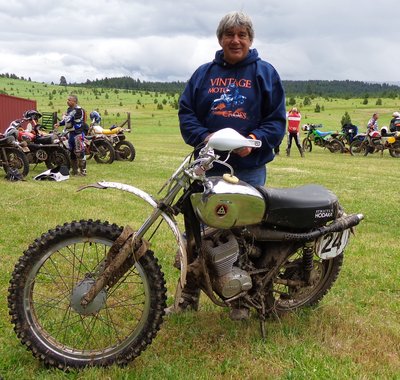 Just because... Here is Tommy Croft posing with my ride on Bad Rock 2014.