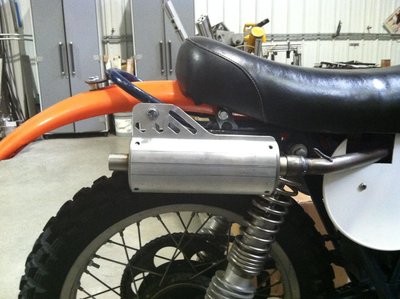 Dale's bike with new SLP muffler