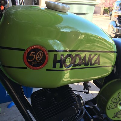 Tank with decals &amp; 50th Anniversary Badges